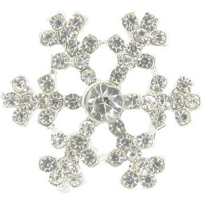 10pcs Mini Sparkly Snowflake Rhinestone Diamante Embellishment for Winter Weddings Invitations and Cards Approx Size 2cm