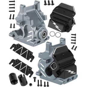 RC Aluminum Front Rear Gearbox Case Upgrades Part for 1/8 Kraton Outcast Talion Typhon Notorious 6s BLX 1/7 Infraction Felony Mojave 6s BLX Limitless,Red