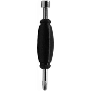Teak Tuning Standard Fingerboard Tool, Screwdriver and Nut Driver, Black Colorway, Pack of 1