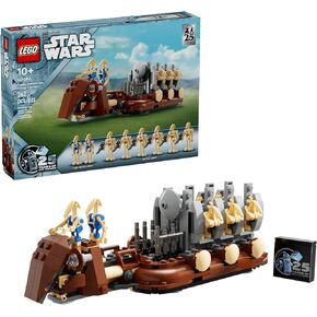 LEGO Star Wars 25th Anniversary GWP 40686: Trade Federation Troop Carrier Buildable Model - Celebrate The Phantom Menace with 8 Figures and Iconic Rack Feature!