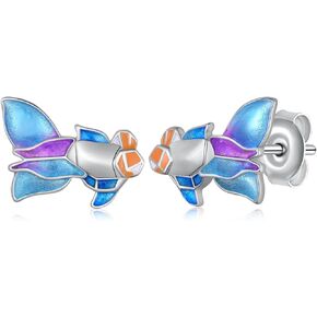 أقراط الأفوكادو من الفضة الإسترلينية عيار 925 على شكل قطة الأفوكادو هدية للنساء in Kuwait