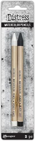 Ranger Ink Bundle - Tim Holtz Distress ALL available Watercolor Pencils 75 total. Sets 1, 2, 3, 4, 5, and 6. Plus the additional 3 colors: Black Soot, Picket Fence and Scorched Timber. in Saudi Arabia