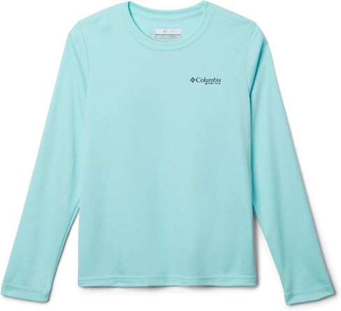 Columbia Youth Boys Terminal Tackle PFG Bait Jumper Long Sleeve, Cypress/PFG Y Bait Jumper Fresh, Large in Saudi Arabia