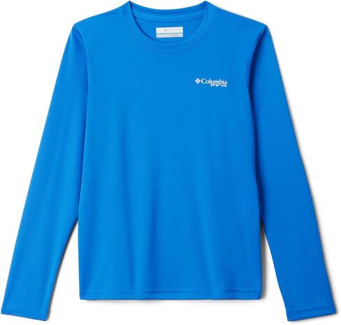 Columbia Youth Boys Terminal Tackle PFG Bait Jumper Long Sleeve, Cypress/PFG Y Bait Jumper Fresh, Large in Saudi Arabia