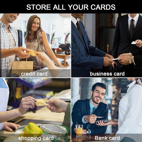 Business Card Organizer Business Card Holder Book, Portable Credit Card Organizer, Managing All Card Holder Notebook, Card Holder Manage and Remind Important Matters of Card, Capacity: 58 Crads in Kuwait