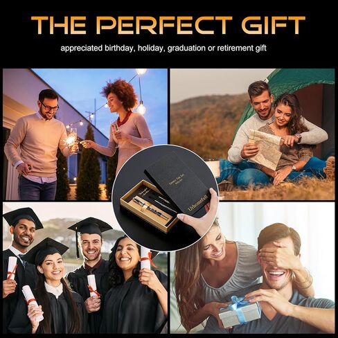 24K Gold Luxury Rollerball Pens for Men Women, Smooth Writing Premium Office Pens for Business, Panda Design Executive Gift for Boss Birthday Anniversary (Black) in Saudi Arabia