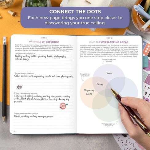 Clever Fox Purpose Seeker Journal – Guided Manifestation & Life Reflection Planner for Daily Self-Exploration, Goal-Setting & Gratitude (Mystic Blue) in Kuwait