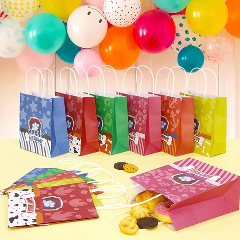 Kamisato Ayato 24Pcs Cartoon Party Favor Bags Goodie Gift Bags for Kids Boys Girls Watermelon Birthday Party Supplies Decorations in Saudi Arabia