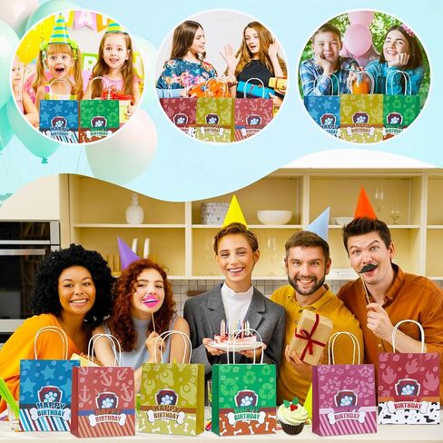 Kamisato Ayato 24Pcs Cartoon Party Favor Bags Goodie Gift Bags for Kids Boys Girls Watermelon Birthday Party Supplies Decorations in Saudi Arabia