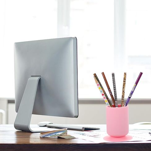 FOMIYES Silicone Suction Cup Pen Holder Pen Holders for Desk Pencil Case Organizer Makeup Brush Holders for Vanity Non Slip Flower Vase Makeup Organizer Desktop Storage Bucket in Kuwait