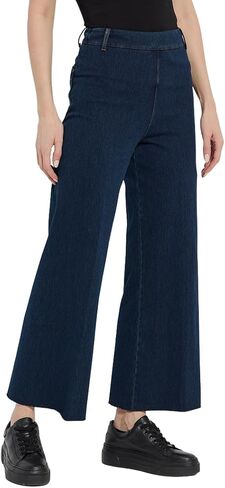 Lyssé Erin Wide Leg Jeans for Women – High Waisted Wide Leg Pants for Women, Made with Stretch Denim in Kuwait