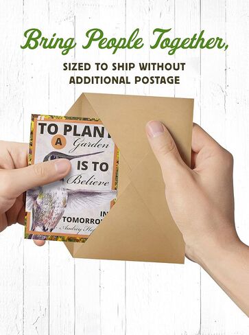 American Meadows Wildflower Seed Packets ''Bee Happy'' Party Favors (Pack of 20) - Pollinator Wildflower Seed Mix to Attract Hummingbirds, Bees, and Butterflies, Party Favor for Any Occasion in Saudi Arabia