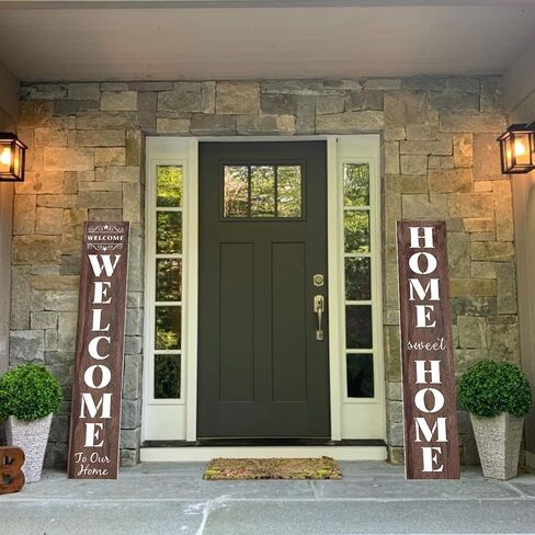 Large Welcome Stencils for Painting - 6 Pack Welcome Stencil Templates for Painting on Wood, Reusable Letter Stencils for Chalkboard Wood Crafts Signs & Home Front Door Mat Decorations in Saudi Arabia