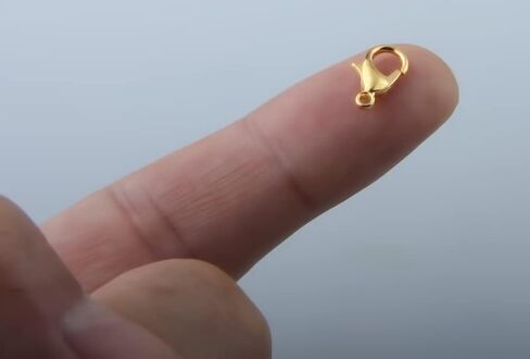 1 Box 200pcs Alloy Lobster Claw Clasps for DIY Craft Jewelry Making (12x6mm, Gold) in Kuwait