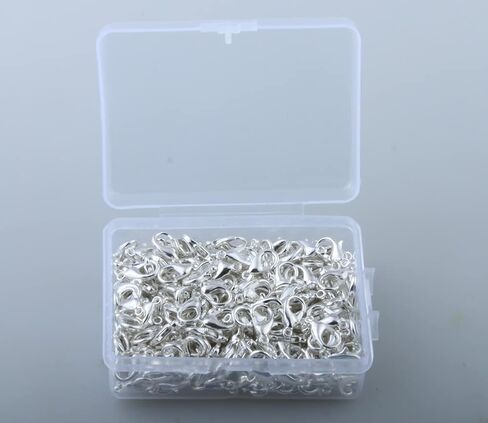1 Box 200pcs Alloy Lobster Claw Clasps for DIY Craft Jewelry Making (12x6mm, Gold) in Kuwait