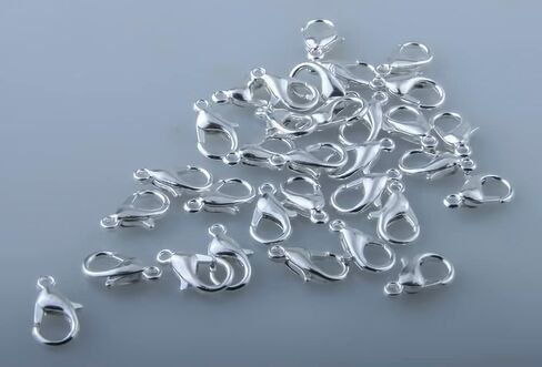 1 Box 200pcs Alloy Lobster Claw Clasps for DIY Craft Jewelry Making (12x6mm, Gold) in Kuwait