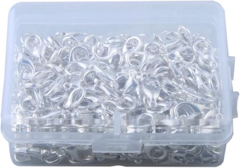 1 Box 200pcs Alloy Lobster Claw Clasps for DIY Craft Jewelry Making (12x6mm, Gold) in Kuwait