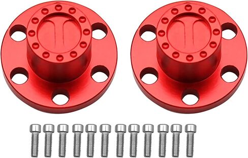 Metal 1.9 2.2" Wheel Rim Center Dust Cap 6 Holes for 1/10 RC Crawler Axial SCX10 TRX4 D90 Wheel Hub Caps Upgrade Parts (C Black) in Kuwait