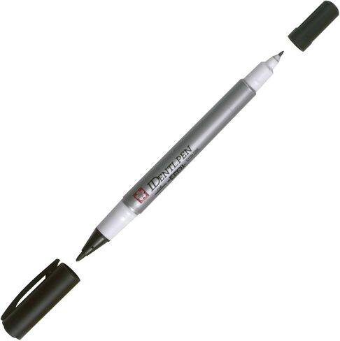 Sakura Color Prod America Identi-Pen ، نصائح رائعة/خارجية ، مقاومة للماء ، منخفضة ، أسود (SAK44101) in Kuwait