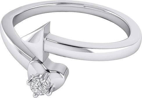 Sterling Silver (Flower, Cluster, Bypass Butterfly, Halo, Leaf, Yin Yang, Designer Band, Solitaire Flower, Love Heart Knuckle, Mid, Stylish Design, Heart Arrow) Toe Rings for Women in Saudi Arabia