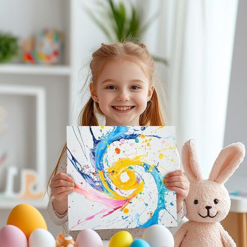 Spin Art Machine Speed ​​، Spinner التي تعمل بالبطارية - الدوار الطلاء مع حارس رش ، طلاء قابل للغسل ، مجموعة فنية تدور ، بطاقة تصميم فنية ، ألعاب جذعية ، فنون الأطفال والحرف اليدوية ، الفتيات الفتيات in Kuwait