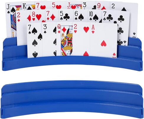 2 حزمة من ثلاث طبقات لعب أوراق لعب ， حامل البطاقة للأطفال كبار الكبار حامل البطاقة المجانية لحفلات لعبة البوكر لبطاقات العائلة in Kuwait