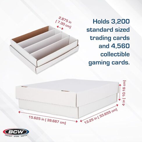 BCW Monster Box - 4ct Trading Card Storage Box | Holds 3200 Cards | Sports & Trading Card Storage in Saudi Arabia