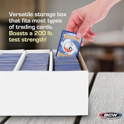 BCW Monster Box - 4ct Trading Card Storage Box | Holds 3200 Cards | Sports & Trading Card Storage in Saudi Arabia