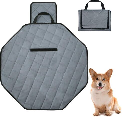 Hamiledyi Washable Pee Pads for Dog Octagon Dog Playpen Mat Reusable Puppy Training Pad Non-Slip Absorb Water Whelping Pads for Incontinence Potty Playpen Crate in Saudi Arabia