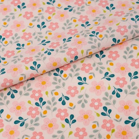 Singer, 100% Cotton, Delicate Floral Pink in Saudi Arabia