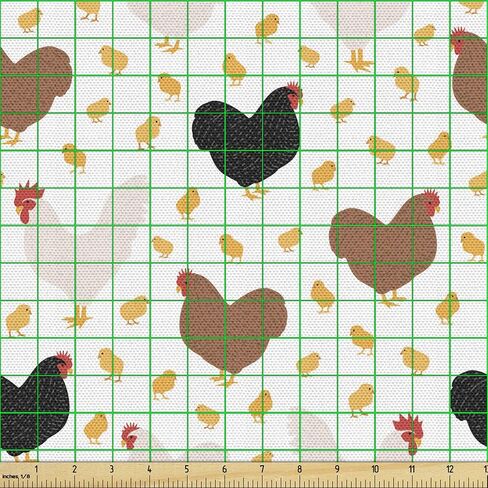 Ambesonne أبيض وأبيض النسيج من الفناء ، زخرفة etnic الغنية مع الزخارف Zentangle عتيقة ، نسيج مزخرف للمفروش in Saudi Arabia