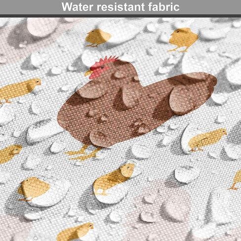 Ambesonne أبيض وأبيض النسيج من الفناء ، زخرفة etnic الغنية مع الزخارف Zentangle عتيقة ، نسيج مزخرف للمفروش in Saudi Arabia