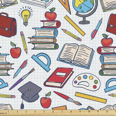 Ambesonne Black and White Fabric by The Yard, Rich Etnic Ornament with Motifs Zentangle Vintage, Decorative Fabric for Upholstery and Home Accents, 2 Yards, Taupe Black in Kuwait