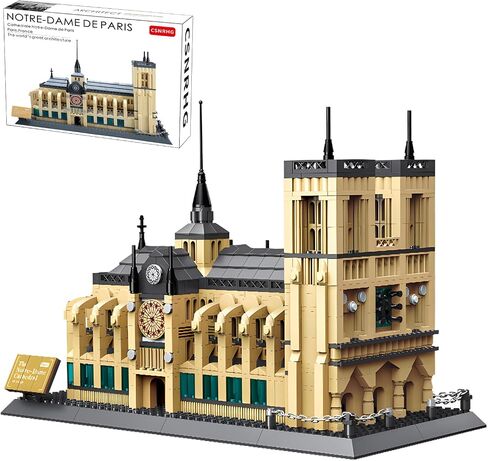 Paris Louvre Museum Model Building Blocks Set Micro Bricks World Famous Architecture Educational Toys for Kids Adults 3377 Piece Birthday in Saudi Arabia