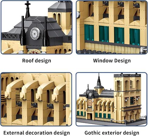 Paris Louvre Museum Model Building Blocks Set Micro Bricks World Famous Architecture Educational Toys for Kids Adults 3377 Piece Birthday in Saudi Arabia