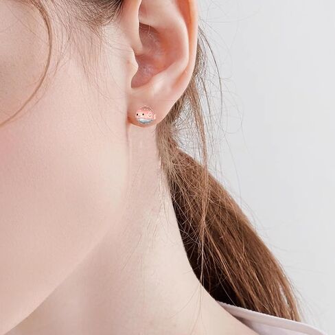 Avocado Earrings 925 Sterling Silver Avocado Cat Earring Jewelry Gift for Women in Saudi Arabia