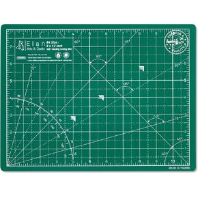 Elan Cutting Mat A3 Green, Self Healing Cutting Mat 18 x 12 INCH, 5-Ply Craft Mat Green, Hobby Cutting Mat 18x12 INCH, Fabric Cutting Board for Crafts, Quilting Cutting Board, Cutting Mats for Crafts