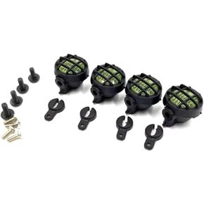المصابيح الأمامية 12 ملم LED ، الأضواء الكبدية مصابيح LED لأضواء WPL MN طراز FMS EAZYRC LOSI KYOSHO 1/18 1/10 OFF ROAD CRAWLER TRUCKS TRX4M FJ40 HILUX LAND CRARISE
