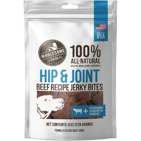 Wholesome Pride Functional Calming Support Turkey Recipe Jerky Bites Calming Dog Treats - 8 oz