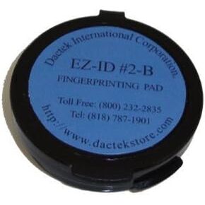 Fingerprint Pad 2" Diameter, Blue