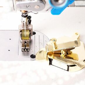 HONEYSEW Magnetic Seam Guide for Sewing Machine,Upgraded Multi-Purpose Tool Polygonal Strong Magnetic Gauge Multifucntional Seam Guide Hemmer Sewing Accessories Supplies (Silver)