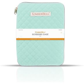 Kimberbell Tool Tote - Embroidery Bag for Quilting Supplies, Embroidery Organizer for Clear Blue Tiles, Orange Pop Rulers, and Sewing Supplies, Chic Craft Travel Bag, Craft Bag for Embroidery