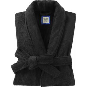 UTJZIB Men's Robe,Pure Cotton Robe for Men,Absorbent Bathrobe,Luxurious Terry Cloth Bathrobe with Shawl Collar