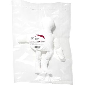 Cousin DIY Soft, 8 inch Height Muslin Doll Base, Off-White