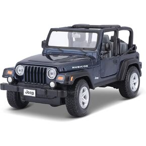Maisto 1:27 Scale Jeep Wrangler Rubicon Diecast Vehicle (Colors May Vary)