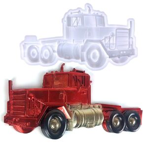 Tractor Silicone Mold, 3D Car Shape, for Resin Casting, Crafts and Decorations, Vintage Style