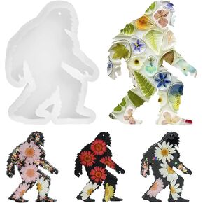 Christmas Molds Silicone Epoxy Resin Molds, Gorilla King Kong Silicone Molds, Resin Keychain Molds, Car Decoration, Christmas Ornament Molds, Epoxy Resin DIY Craft Gift