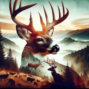 GXGLLPZBY 5D Diamond Painting Kit for Adults Beginners,DIY Elk Landscape Paint by Diamond Art Kits,Suitability Friends Full Round Drill Diamonds Dots Gem Art,Home Wall Decor 13.78x13.78 Inch