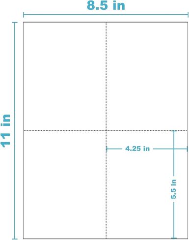 Maxgear Postcards Postcards Flant Distrable Cards Paper ، شكرًا لك على بطاقة Laser و INKJET ، البطاقات المثقبة للوزن الثقيل ، 4 بطاقات/ورقة قابلة للطباعة ، 100 بطاقات هدايا عيد الميلاد ، 4.25 "× 5.5" (3380) in Kuwait