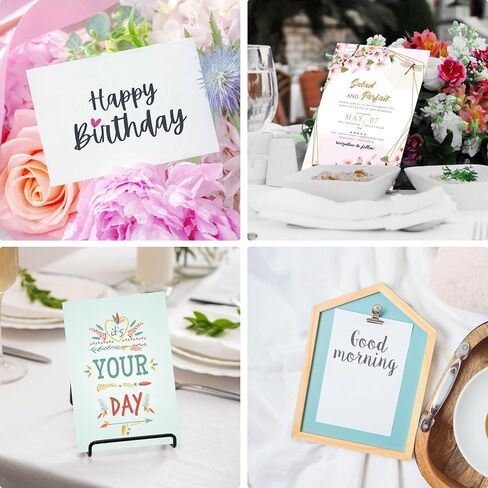 Maxgear Postcards Postcards Flant Distrable Cards Paper ، شكرًا لك على بطاقة Laser و INKJET ، البطاقات المثقبة للوزن الثقيل ، 4 بطاقات/ورقة قابلة للطباعة ، 100 بطاقات هدايا عيد الميلاد ، 4.25 "× 5.5" (3380) in Kuwait